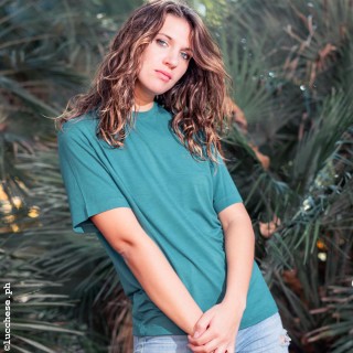 T-Shirt donna Soya. Colore smeraldo