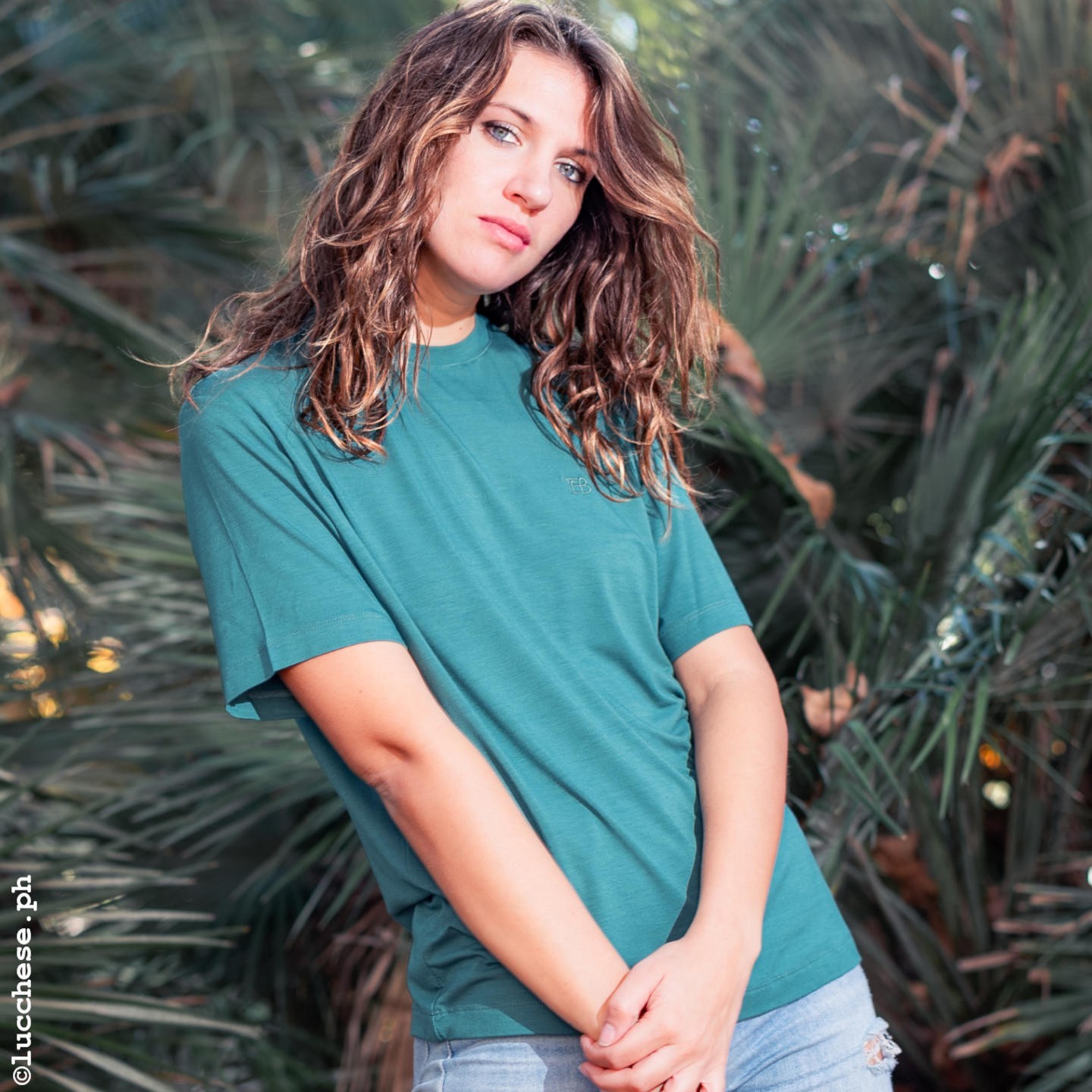 T-Shirt donna Soya. Colore smeraldo