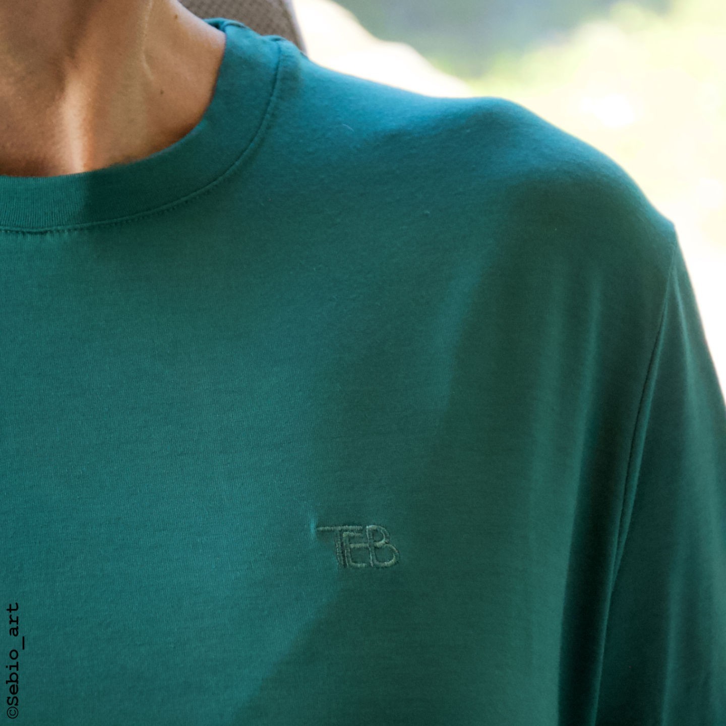 T-Shirt donna Bamboo. Colore verde